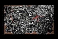 Scene rupestri - 2007 - Affresco su iuta - cm 135x120
